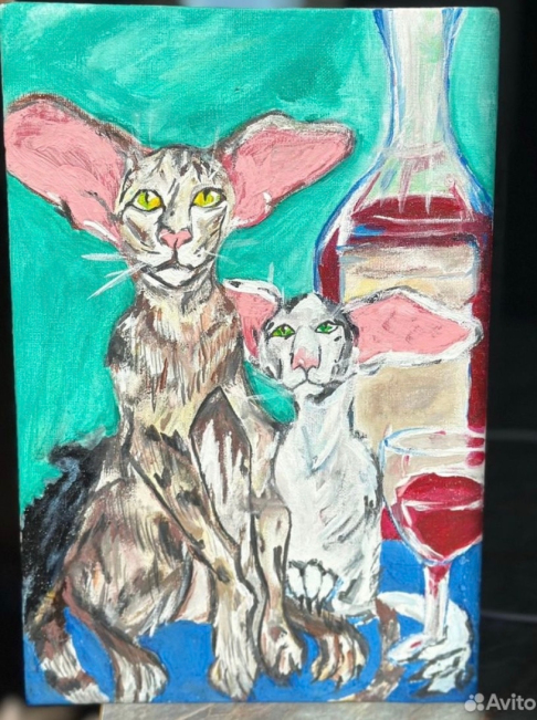 Плагиат картины с Авито - символизирует околопородное разведение без документов